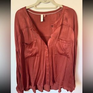 Anthropologie Silky Buttondown